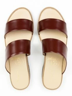 Will's Women's Vegan Leather Two Strap Sandals | Multiple Colours Shoes