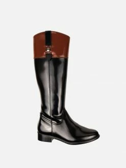 Will's Women's Vegan Leather Riding Boots | Black Shoes