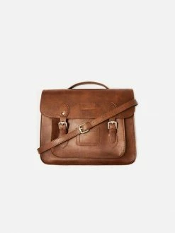 Will's Bags 14 Inch Vegan Leather Classic Satchel | Multiple Colours