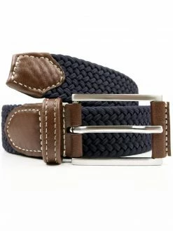 Will's Accessories Men's 3.5cm Vegan Leather Woven Belt | Multiple Colours
