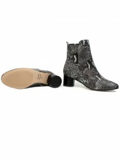 Will's Women's Vegan Leather Ankle Boots | Snake Print Shoes