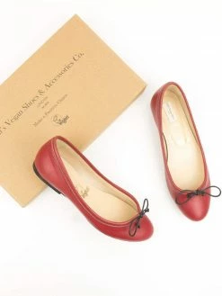 Will's Shoes Women's Vegan Leather Ballerina Flats | Multiple Colours