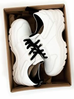 Will's Women's Berlin Vegan Leather Trainers | White Shoes