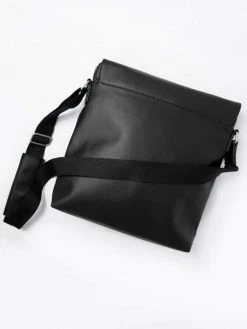 Will's Reporters Vegan Leather Bag | Black Bags