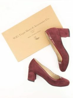 Will's Women's Vegan Leather Block Heels | Multiple Colours Shoes