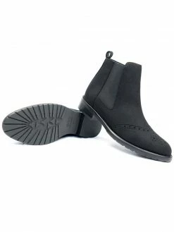 Will's Shoes Women's Vegan Suede Brogue Boots | Multiple Colours