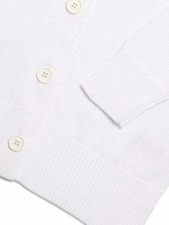 Will's Clothing Women's Button Up Tencel™ Knitted Cardigan | White