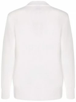 Will's Clothing Women's Button Up Tencel™ Knitted Cardigan | White