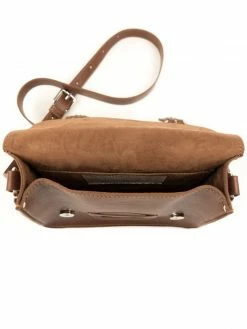 Will's Vegan Leather Mini Satchel | Chestnut Bags
