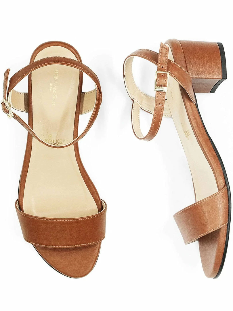 Will's Women's City Vegan Leather Sandals | Tan Shoes 4 Will's Women's City Vegan Leather Sandals | Tan Shoes