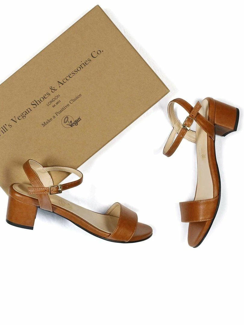 Will's Women's City Vegan Leather Sandals | Tan Shoes 8 Will's Women's City Vegan Leather Sandals | Tan Shoes