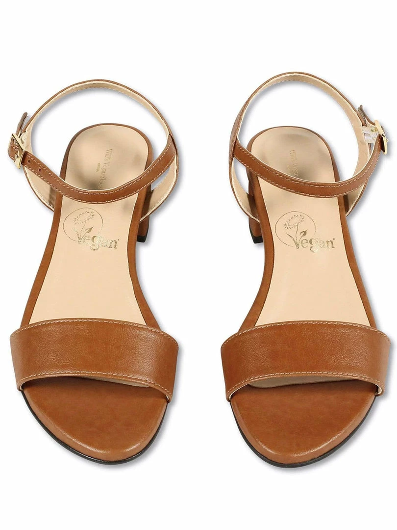 Will's Women's City Vegan Leather Sandals | Tan Shoes 6 Will's Women's City Vegan Leather Sandals | Tan Shoes
