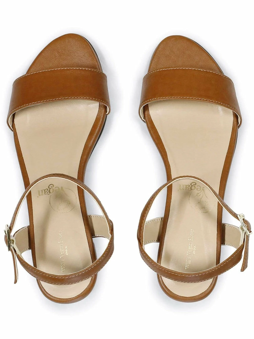 Will's Women's City Vegan Leather Sandals | Tan Shoes 7 Will's Women's City Vegan Leather Sandals | Tan Shoes