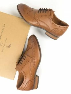 Will's Men's City Wingtip Vegan Leather Brogue Oxfords | Multiple Colours
