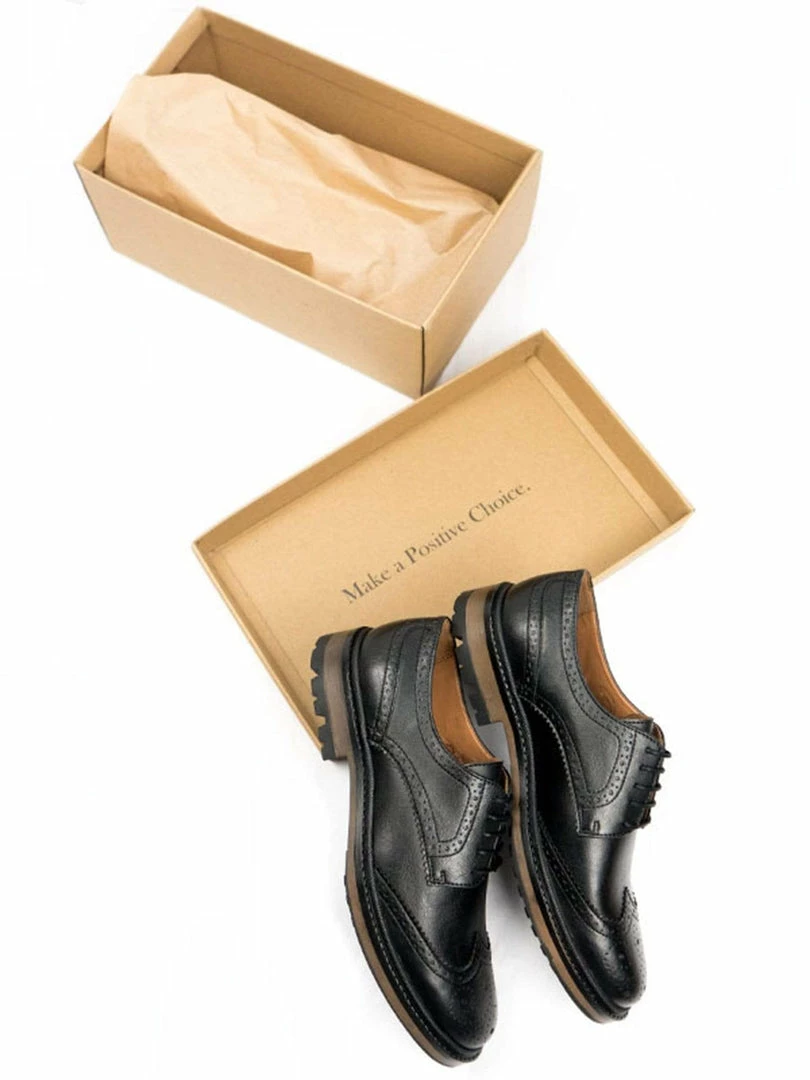 Will's Men's Continental Vegan Leather Brogues | Multiple Colours 17 Will's Men's Continental Vegan Leather Brogues | Multiple Colours
