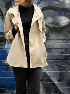 Will's Clothing Women's Continental Vegan Parka | Beige
