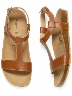 Will's Shoes Women's Vegan Leather Footbed Sandals | Multiple Colours
