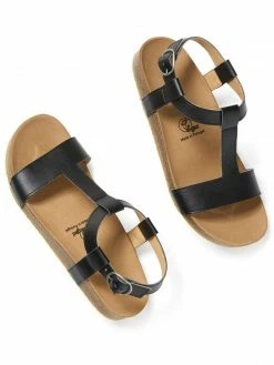 Will's Shoes Women's Vegan Leather Footbed Sandals | Multiple Colours
