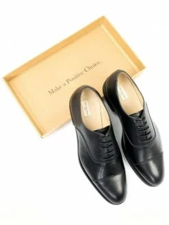 Will's Men's Goodyear Welt Vegan Leather Oxfords | Black 12 Will's Men's Goodyear Welt Vegan Leather Oxfords | Black