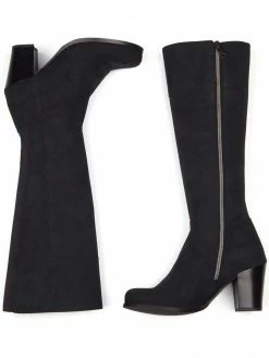 Will's Women's Heeled Vegan Suede Knee High Boots | Multiple Colours Shoes