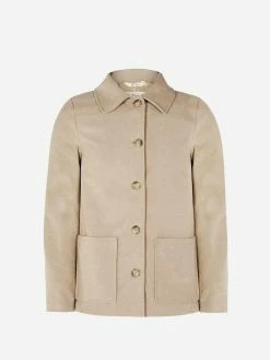 Will's Clothing Women's Vegan Cotton Jacket | Beige