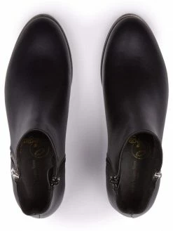 Will's Women's Vegan Leather Low Ankle Boots | Black Shoes 11 Will's Women's Vegan Leather Low Ankle Boots | Black Shoes