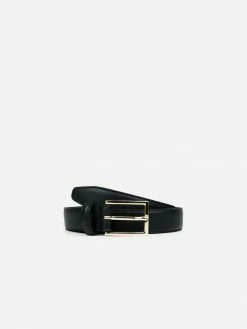 Will's Men's Luxe 3cm Vegan Leather Belt | Black