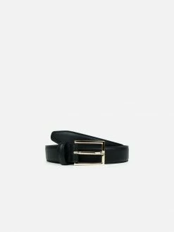 Will's Women's Luxe 3cm Vegan Leather Belt | Black Accessories