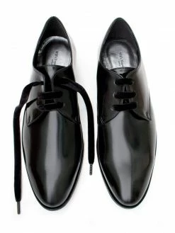 Will's Shoes Women's Luxe Vegan Leather Derbys | Black 11 Will's Shoes Women's Luxe Vegan Leather Derbys | Black