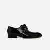 Will's Shoes Women's Luxe Vegan Leather Derbys | Black