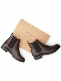 Will's Shoes Women's Luxe Smart Vegan Leather Chelsea Boots | Multiple Colours