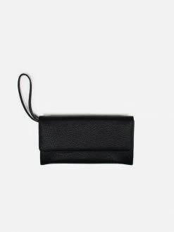 Will's Accessories Continental Vegan Leather Wallet | Black