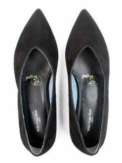 Will's Shoes Women's Vegan Suede Point Flats | Multiple Colours