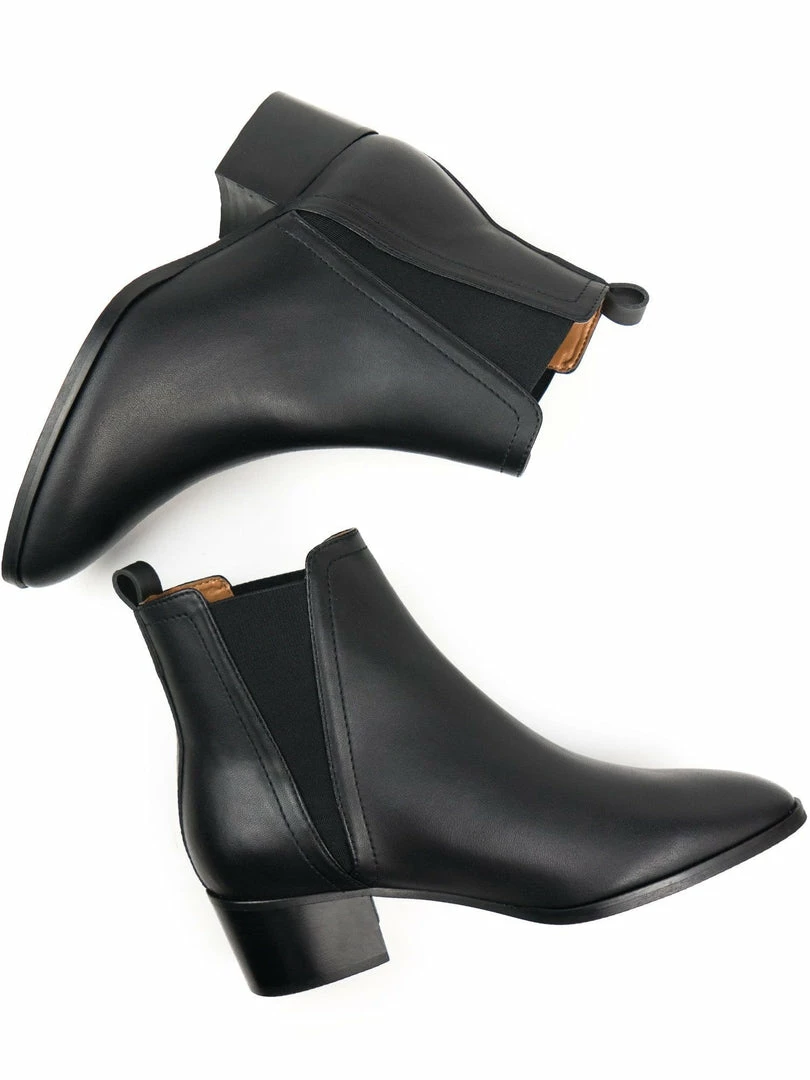 Will's Shoes Women's Point Toe Vegan Leather Chelsea Boots | Multiple Colours 4 Will's Shoes Women's Point Toe Vegan Leather Chelsea Boots | Multiple Colours