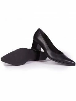 Will's Women's Vegan Leather Point Toe Pumps | Black