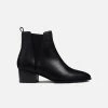 Will's Shoes Women's Point Toe Vegan Leather Chelsea Boots | Multiple Colours