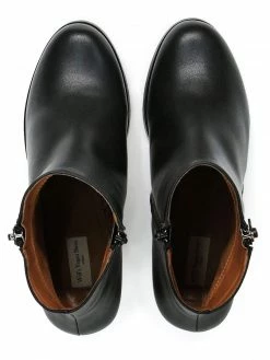 Will's Shoes Women's Vegan Leather Quarter Length Boots | Black