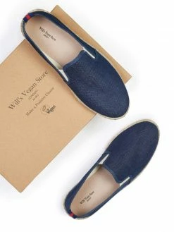 Will's Men's Recycled Vegan Espadrille Loafers | Denim