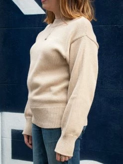 Will's Women's Recycled Knit Crew Neck | Beige Clothing