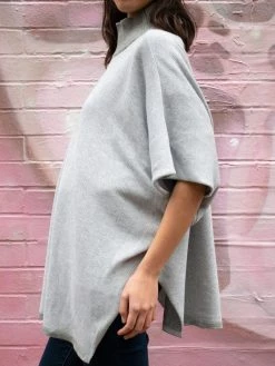 Will's Clothing Women's Recycled Knit Poncho | Multiple Colours