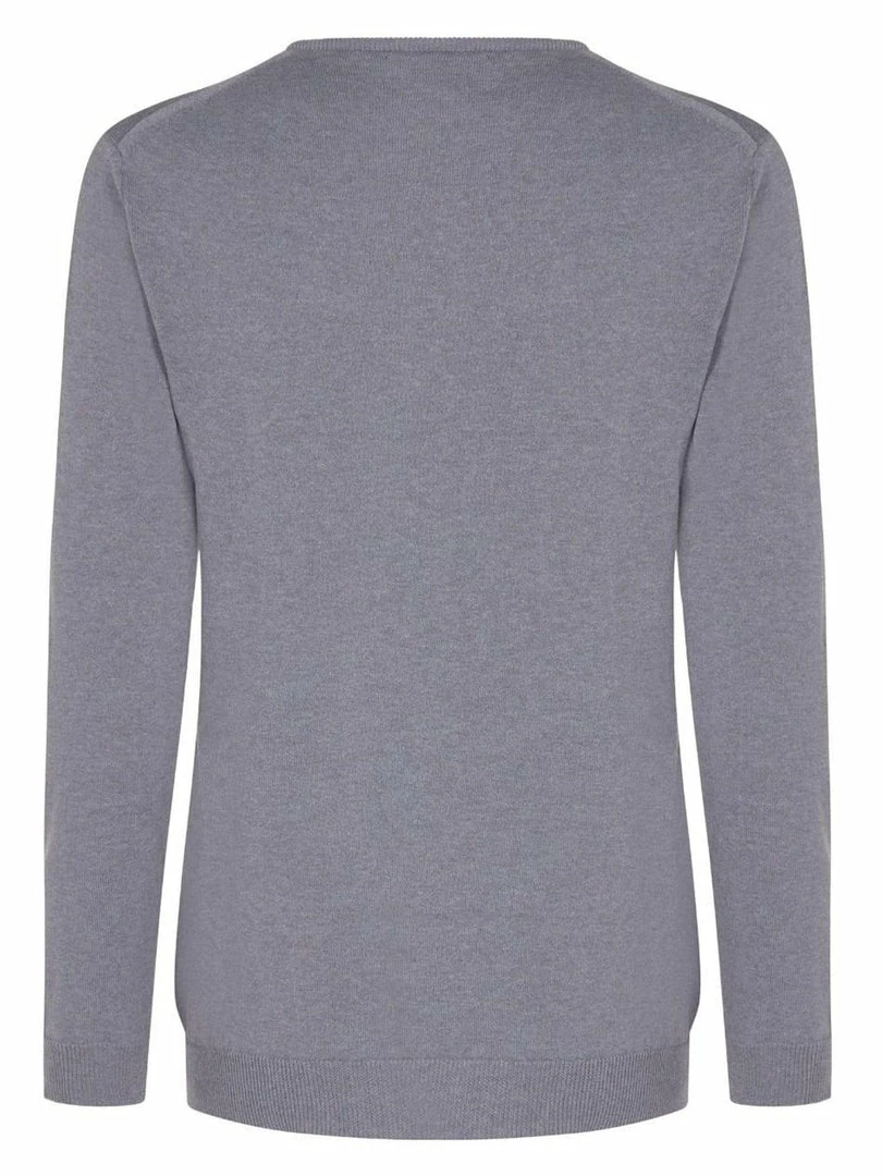 Will's Clothing Men's Recycled Knit Jumper | Grey 4 Will's Clothing Men's Recycled Knit Jumper | Grey