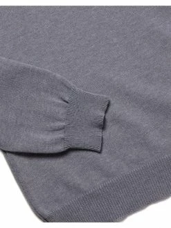 Will's Clothing Men's Recycled Knit Jumper | Grey 11 Will's Clothing Men's Recycled Knit Jumper | Grey