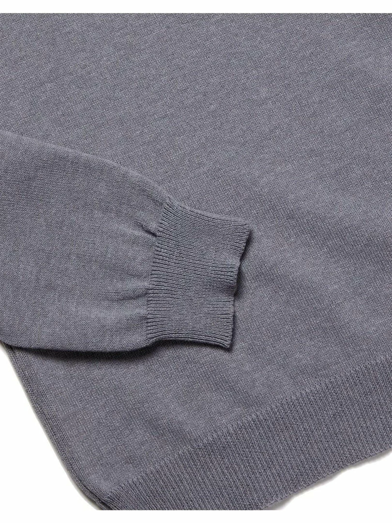 Will's Clothing Men's Recycled Knit Jumper | Grey 6 Will's Clothing Men's Recycled Knit Jumper | Grey