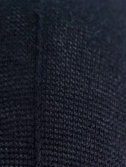 Will's Women's Recycled Cotton & Tencel™ Light Knit Boatneck Jumper | Black Clothing