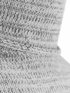 Will's Clothing Women's Recycled Cotton Roll Neck Jumper | Grey