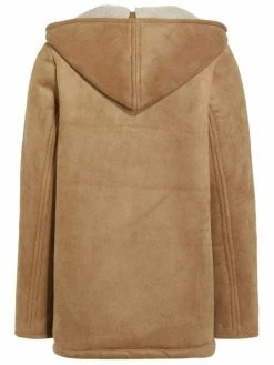 Will's Clothing Women's Recycled Vegan Shearling Coat | Tan