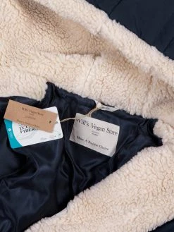 Will's Women's Recycled Vegan Shearling Puffer Jacket | Multiple Colours Clothing