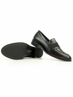 Will's Women's Vegan Leather Ribbon Loafers | Black