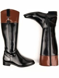 Will's Women's Vegan Leather Riding Boots | Black Shoes