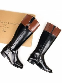 Will's Women's Vegan Leather Riding Boots | Black Shoes